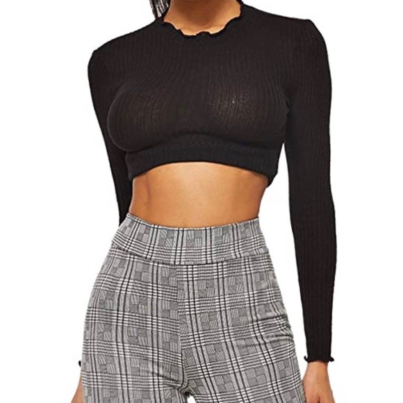 Sammy Woman’s Plaid Print Stretch Pants - Picture 6 of 7